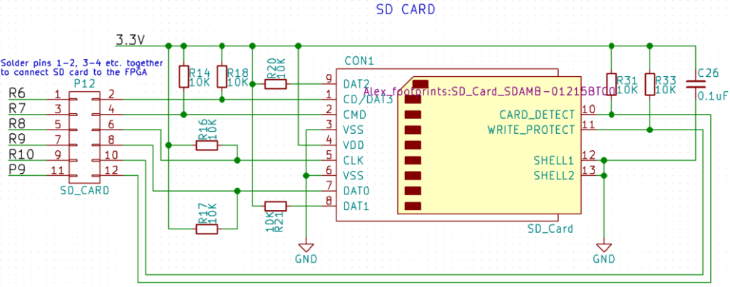 Retrobyte SD card schematic