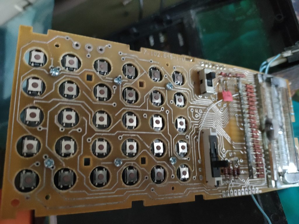 MK-61 modified keyboard (top)